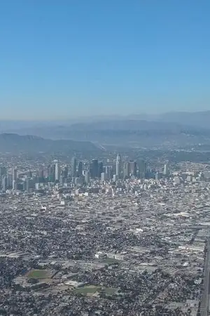 Vista aérea de Los Ángeles, Estados Unidos